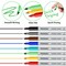 8 Pack Assorted Colors Permanent Markers, Fine Tip Colored Markers Pens for Adult Coloring Journaling Marking Drawing, Art School Office Supplies